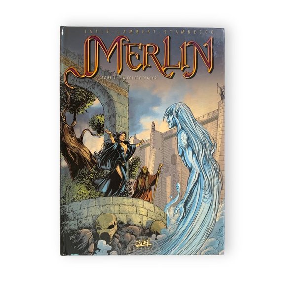 Merlin Bundle: T1 - La Colère d'Ahès, T6 - L'Ermite et le Nid - Hardcover - Picture 2 of 7